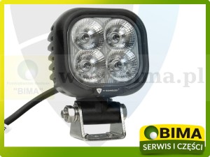 LAMPA ROBOCZA HALOGEN 4LED OSRAM 40W SKUPIONA 3200 LM KWADRATOWA