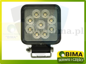LAMPA ROBOCZA HALOGEN 36LED OSRAM 36W ROZPROSZONA 2880 LM KWADRATOWA