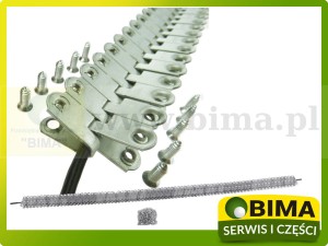 Spinka spinacz złącze pasa pasów prasy rolującej MS25 1 metr