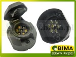 GNIAZDO ELEKTRYCZNE PRZYCZEPY 7 PIN 