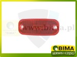 LAMPA OBRYSOWA BOCZNA LED CZERWONA 12-24V 0,2W