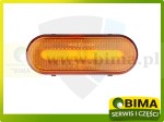 LAMPA OBRYSOWA LED POMARAŃCZOWA 12-24V 0,6W