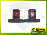 LAMPA OBRYSOWA BOCZNA LED RÓG 12-24V 0,3W