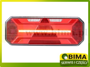 PRAWA LAMPA DO NACZEPY ZESPOLONA Z DYNAMICZNYM KIERUNKOWSKAZEM TRÓJKĄT