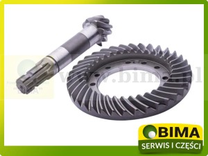 WAŁEK ATAKUJĄCY + KOŁO TALERZOWE MASSEY FERGUSON 36X8  3764052M91, 3764052M92