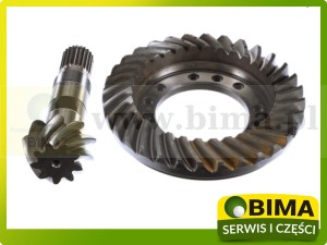 WAŁEK ATAKUJĄCY + KOŁO TALERZOWE 9X32 CASE IH JOHN DEERE DEUTZ 1537626C1, 0.900.0678.1, ER065764, 065764