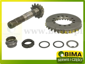 WAŁEK ATAKUJĄCY + KOŁO TALERZOWE 12x29 RENAULT CLAAS CELTIS ERGOS 6000105292