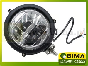 LAMPA PRZEDNIA REFLEKTOR LED ŚWIATŁO MIJANIA DROGOWE JOHN DEERE RE229111, RE185883, RE71268, 1015615 Z HOMOLOGACJĄ NA RURKĘ z homologacją homologacja