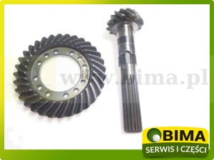 WAŁEK ATAKUJĄCY + KOŁO TALERZOWE koparko-ładowarki NEW HOLLAND B90B 68471 068471 VOE11716626 84190375 