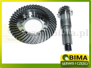 WAŁEK ATAKUJĄCY + KOŁO TALERZOWE 14X44  Ford New Holland: 4472353344 ,4472353342 ,  83945663, ZP4472253046 ,4472253046 