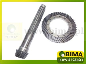 WAŁEK ATAKUJĄCY + KOŁO TALERZOWE 9X37 John Deere  AL204388, AL202786