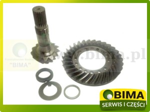 WAŁEK ATAKUJĄCY + KOŁO TALERZOWE 13x31Deutz, BOBCAT, CATERPILLAR, MANITOU, KRAMER CLAAS  Claas Targo C 1000139440, 66093, M75791.4, 2089012, 0.900.0689.8, 549360, 3187510, 75791-4