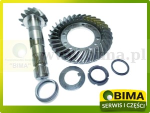 WAŁEK ATAKUJĄCY + KOŁO TALERZOWE 13/32 CARRARO  065427 SAME JOHN  DEERE TEREX SAMBRON SISU VENIERI NEW HOLLAND AGI RAM MANITOU 0.900.0665.7, E046334, E46334