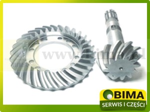 WAŁEK ATAKUJĄCY + KOŁO TALERZOWE 12X29 Renault CLAAS  John Deere 6000166113, 0.900.0691.1, 90006911, RT6000166113, 66113, 066113