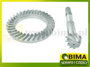 WAŁEK ATAKUJĄCY + KOŁO TALERZOWE 8x33 Massey Ferguson  Landini 1423661M91, 1423661M92