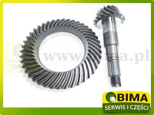 WAŁEK ATAKUJĄCY + KOŁO TALERZOWE 16X42 Massey Ferguson  8450, 8460 7500403801, 7500403901, 7500450301, 7500452001