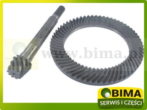 WAŁEK ATAKUJĄCY + KOŁO TALERZOWE 12X35 TYLNY MOST Case MC CORMICK  228623A1, 228623A2, 228623A3 