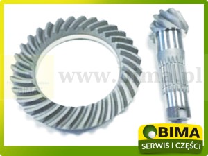 WAŁEK ATAKUJĄCY + KOŁO TALERZOWE 8x31 Massey Ferguson 3426185M91, 3426206M91