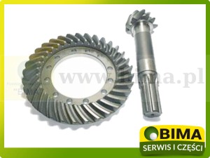 WAŁEK ATAKUJĄCY + KOŁO TALERZOWE 9X33 Massey Ferguson 3427110M91