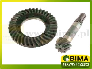 WAŁEK ATAKUJĄCY + KOŁO TALERZOWE 9X37 Massey Ferguson  3764020M91, 3764020M92