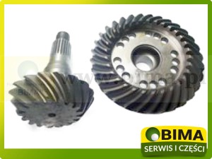 WAŁEK ATAKUJĄCY + KOŁO TALERZOWE 17X31 John Deere 4472263025, AL62449 