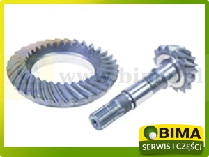 WAŁEK ATAKUJĄCY + KOŁO TALERZOWE 14X34  Massey Ferguson 7300452204, 730.04.522.04