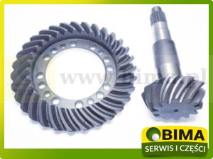 WAŁEK ATAKUJĄCY + KOŁO TALERZOWE 12X31  Massey Ferguson 7350450501, 7350450901