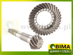 WAŁEK ATAKUJĄCY + KOŁO TALERZOWE 12x34 CLAAS Axion  0011354270, 0011354271, 745.04.506.01, 7450450601