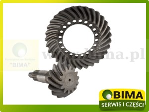 WAŁEK ATAKUJĄCY + KOŁO TALERZOWE 14x31 ORYGINAŁ DANA SPICER John Deere  6830, 7330 750.04.502.01, AL160170