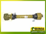 WAŁ PRZEGUBOWY PRZEKAŹNIKA MOCY 1400NM 1 3/8" - 1 3/8"  6/6 FREZ ZE SPRZĘGŁEM BRONA AKTYWNA AMAZONE,KVERNELAND,LELY,MASCHIO,LEMKEN,