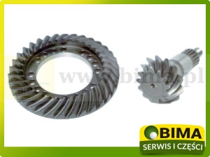 WAŁEK ATAKUJĄCY + KOŁO TALERZOWE 13X34 John Deere AL161277, 733.04.500.02