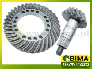 WAŁEK ATAKUJĄCY + KOŁO TALERZOWE 16X35 John Deere AL161309, 730.04.500.05