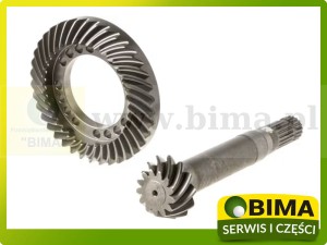 WAŁEK ATAKUJĄCY + KOŁO TALERZOWE 13X38 VALTRA V36696600, 36696600, 735.04.501.01, 7350450101