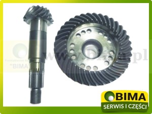 WAŁEK ATAKUJĄCY + KOŁO TALERZOWE 14X36 ZETOR  0095252018, 0095352219, 0095352218 