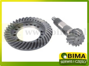 WAŁEK ATAKUJĄCY + KOŁO TALERZOWE 13X38 ORYGINAŁ DANA SPICER  Valtra V35728000, 40003269, 3765916M91, 000.3765916M91