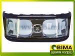 KOMPLETNY KLOSZ LAMP JOHN DEERE  MASKI PREMIUM 6230, 6330, 6430, 6530, 6534, 6630, 6830, 6930, 7430, 7530  szkło klosza reflektora przedniego PANEL LAMPY maskownica ramka