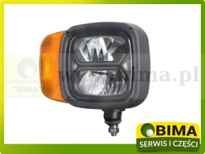 LAMPA PRZEDNIA PRAWA MANITOU JCB FASTRACK CATERPILLAR OGRZEWANA LED