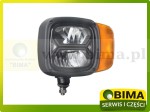 LAMPA PRZEDNIA LEWA MANITOU JCB FASTRACK CATERPILLAR OGRZEWANA LED