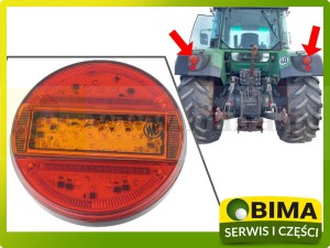 LAMPA TYLNA FENDT LED G716900020090, G716900020120 FARMER FAVORIT VARIO SCR