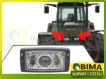 LAMPA PRZEDNIA LED FENDT CASE IH HOMOLOGACJA ŚWIATŁO MIJANIA DROGOWE DO JAZDY DZIENNEJ