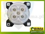 LAMPA ROBOCZA HALOGEN 5LED 50W ROZPROSZONA 4000LM FENDT MASSEY FERGUSON 