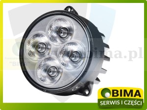 LAMPA ROBOCZA HALOGEN 4LED 40W ROZPROSZONA 3200LM DO ZABUDOWY CASE JOHN DEERE NEW HOLLAND CHALLENGER