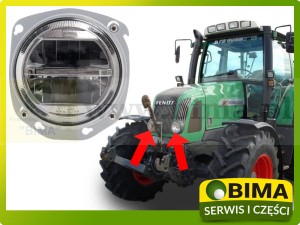 LAMPA PRZEDNIA LED FENDT VARIO FARMER FAVORIT REFLEKTOR ŚWIATŁO MIJANIA DROGOWE HOMOLOGACJA G716900020102, G716900020101, G716900020100, F716900020010