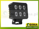 LAMPA ROBOCZA 6 LED 60W Z REGULOWANĄ BARWĄ ŚWIATŁA 3000K 4500K 6000K WODOODPORNA ROZPROSZONA DO MASZYN ROLNICZYCH I BUDOWLANYCH