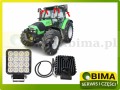 LAMPA ROBOCZA Z WTYCZKĄ DT HALOGEN 64LED OSRAM 64W ROZPROSZONA 5120 LM KWADRATOWA Case IH Deutz-Fahr Fendt Fiat Ford New Holland John Deere Lamborghini Landini McCormick Massey Ferguson Renault CLAAS Same Valtra Ursus Zetor