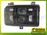 LAMPA PRZEDNIA LED ŚWIATŁO DROGOWE MIJANIA POZYCYJNE DEUTZ-FAHR AGROFARM AGROCLIMBER AGROLUX AGROPLUS LAMBORGHINI SAME HÜRLIMANN 2.8039.240.0