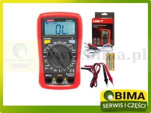 MIERNIK CYFROWY MULTIMETR PRĄDU NAPIĘCIA LCD UNI-T UT33C+