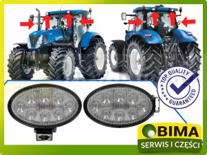 LAMPA ROBOCZA HALOGEN LED CASE IH FORD NEW HOLLAND STEYR