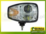 LAMPA PRZEDNIA LED PRAWA 82W Z KIERUNKOWSKAZEM DO JCB CAT MANITOU  VOLVO TEREX FARESIN SCANIA PAUS MAN MAFI AEBI  KOPARKO-ŁADOWARKI ŁADOWARKI TELESKOPOWE CIĄGNIKI TERMINALOWE  PORTOWE (1)