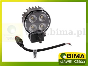 Lampa robocza LED 3,2″ HOXSO Black okrągła 2600 lm 10–32V (rozproszona) OSRAM IP67 ECE R10